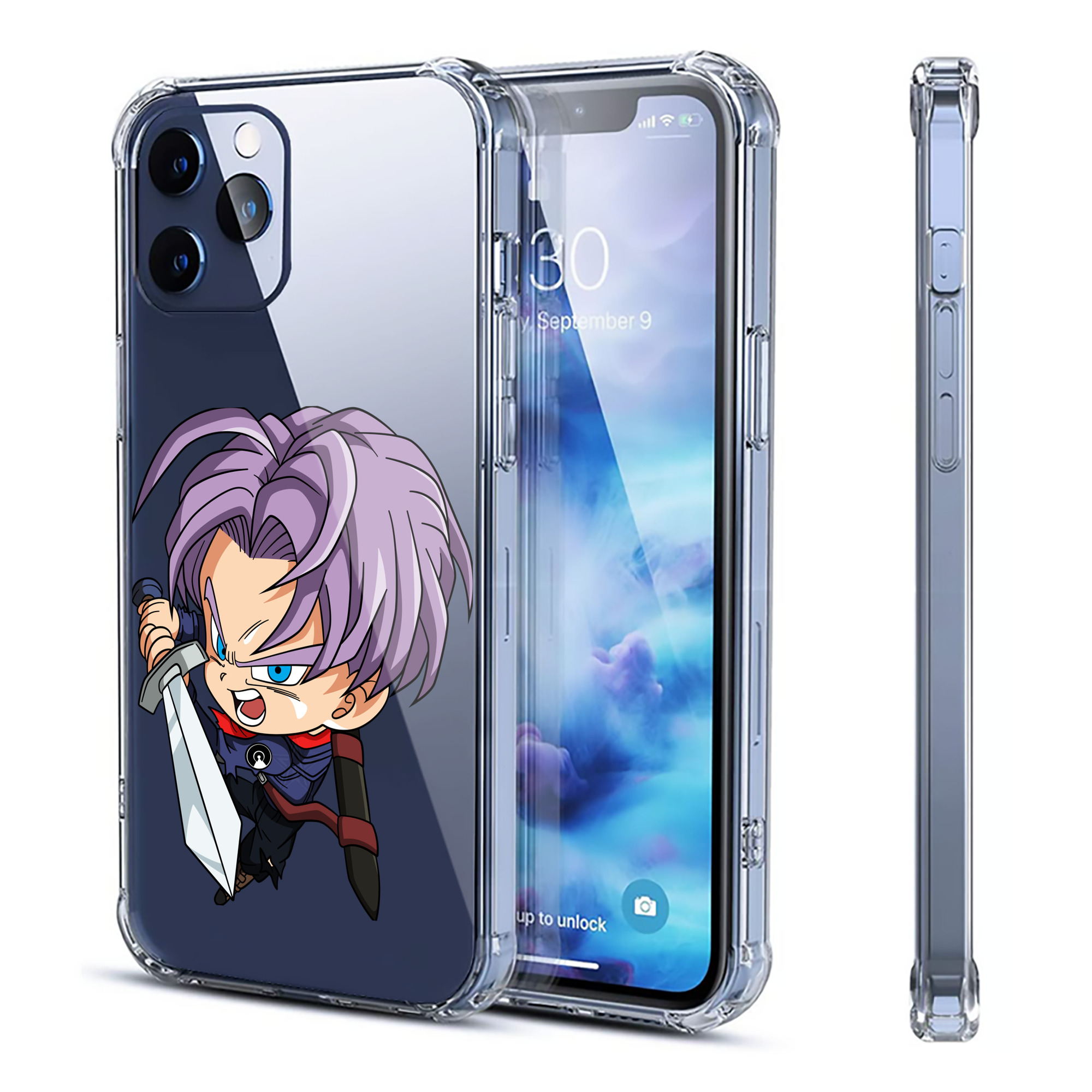 （画像用） ドラゴンボール DRAGON BALL 【iPhone 12シリーズ対応】透明スマホケース（クリアソフトケース）